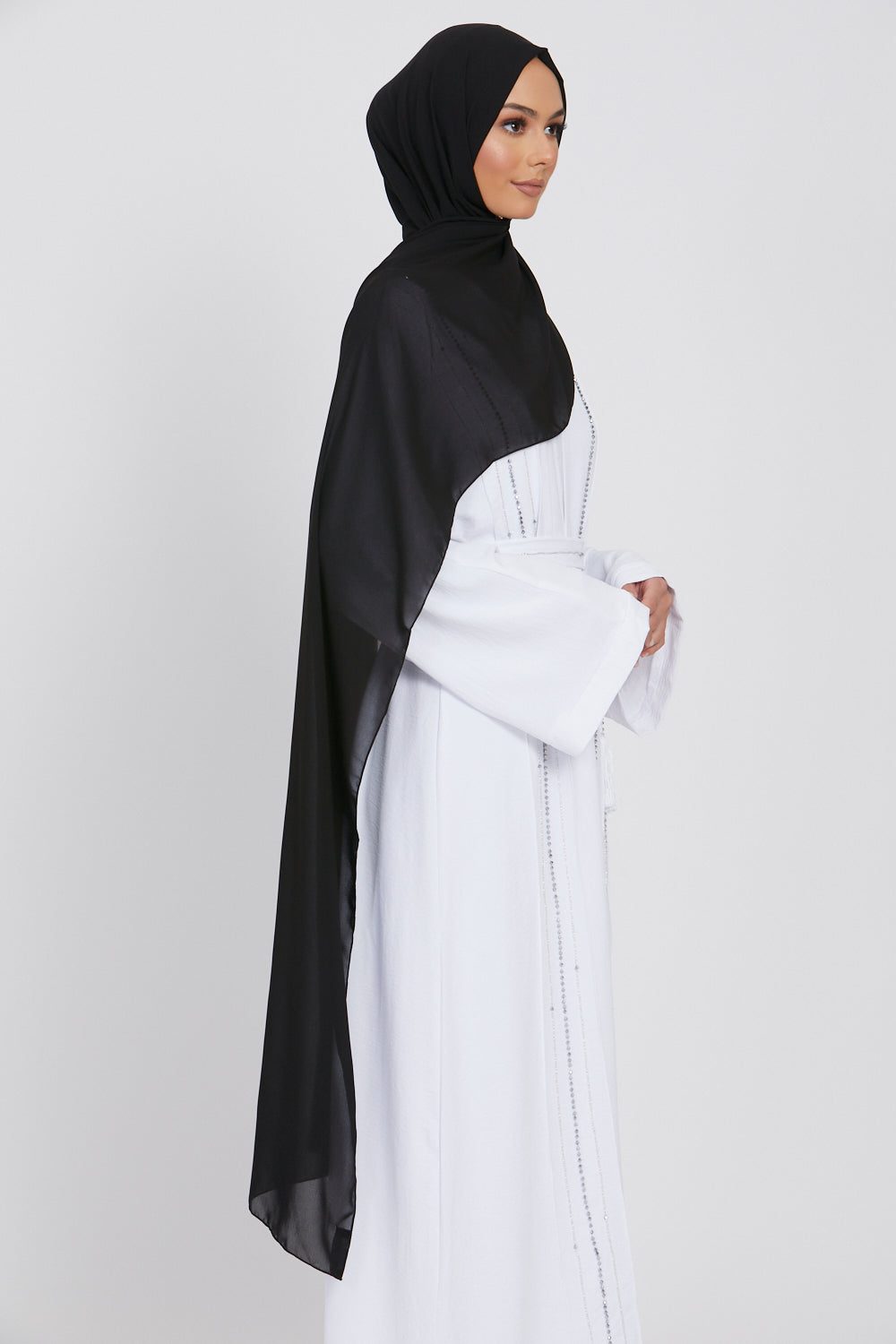 MAXI Hijab Georgette Luxe - Noir