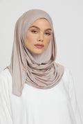 Hijab Jersey Instantané Premium - Vison