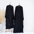 Jilbab Élégant pour Enfants | Robe de Prière Satin Une Pièce pour Filles | Vêtement Islamique Léger pour Enfants