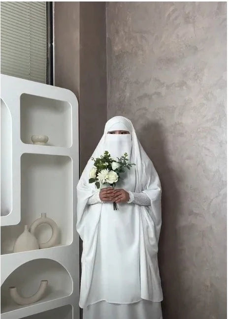 LM011 Ensemble Jilbab Deux Pièces Luxe Multicolore | Robe Islamique Élégante pour Femmes