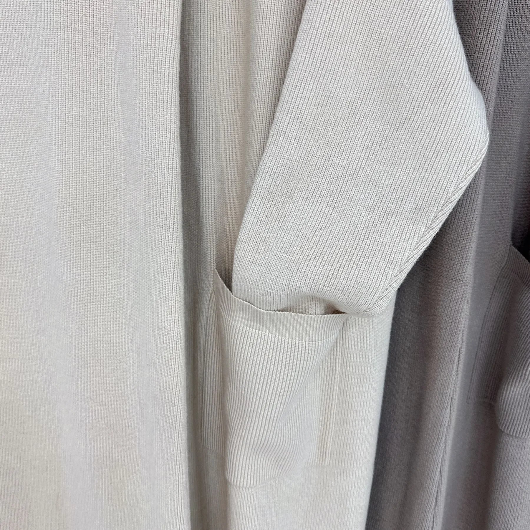 LM229 Ensemble Abaya Tricot Hiver – Coordiné Modeste 2 Pièces avec Poches