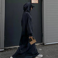 LM303 Robe Sweat-shirt Abaya à Capuche – Tenue Modeste Décontractée Manches Longues