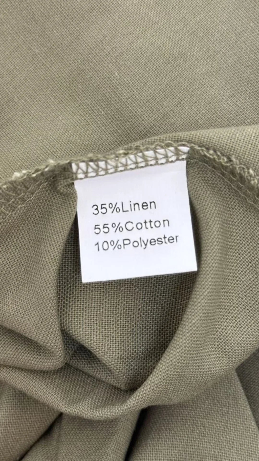 LM306 Ensemble Deux Pièces Coton Lin – Haut Asymétrique & Jupe Maxi Tenue Modeste