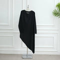 LM306 Ensemble Deux Pièces Coton Lin – Haut Asymétrique & Jupe Maxi Tenue Modeste