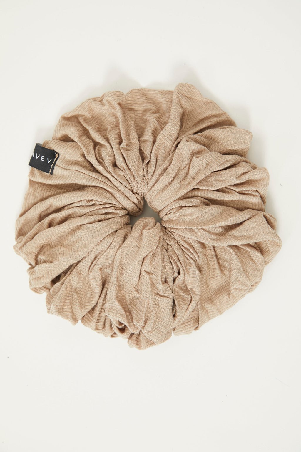 Chouchou Volumateur Jersey Bambou - Nude